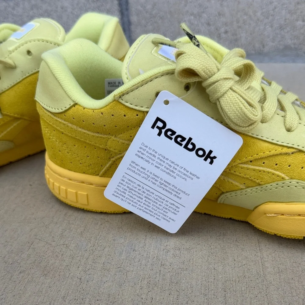 Reebok x Billionaire Boys Club Ice Cream Yellow Suede Low-Top Sneakers - Picture 10 of 15